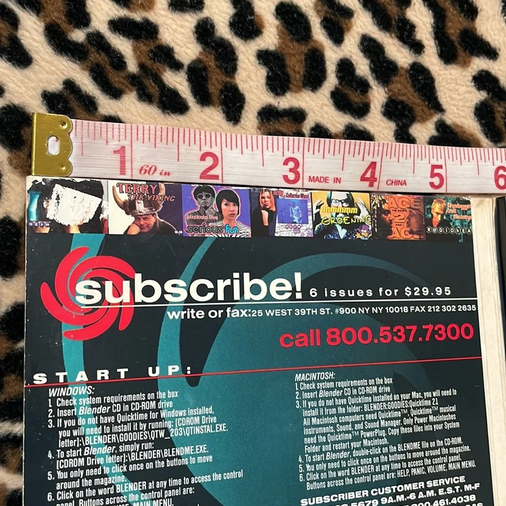 1995 BLENDER Volume CD-ROM Entertainment Magazine BJORK Radiohead Simpsons Music - Picture 8 of 17